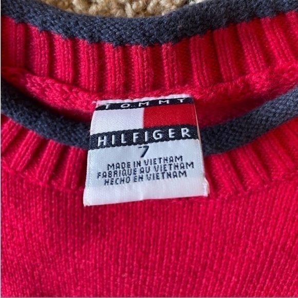 Tommy Hilfiger Kids 7 Crew Neck Knit Sweater - Picture 3 of 5